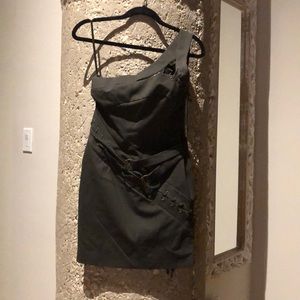 L. A. M. B. green military dress